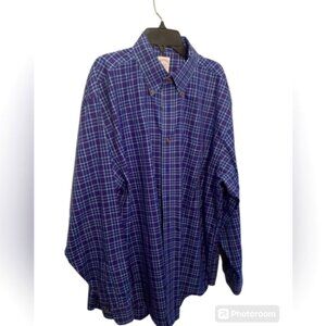 Brooks Brothers regular fit Blue plaid button down shirt